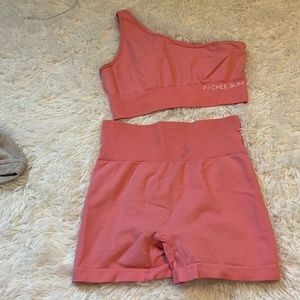 pink workout set